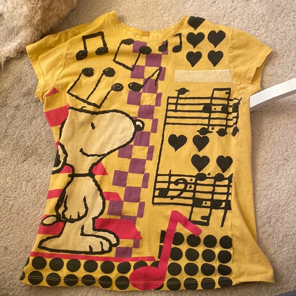 Peanuts Tops - 💕Snoopy Music Tee